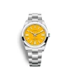 OYSTER PERPETUAL 124300 Series??Yellow??