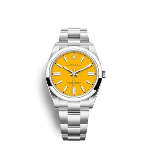 OYSTER PERPETUAL 124300 Series??Yellow??