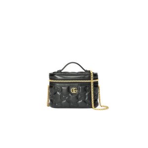 GG Matelass?? top handle mini bag