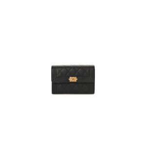 Chanel boy long wallet