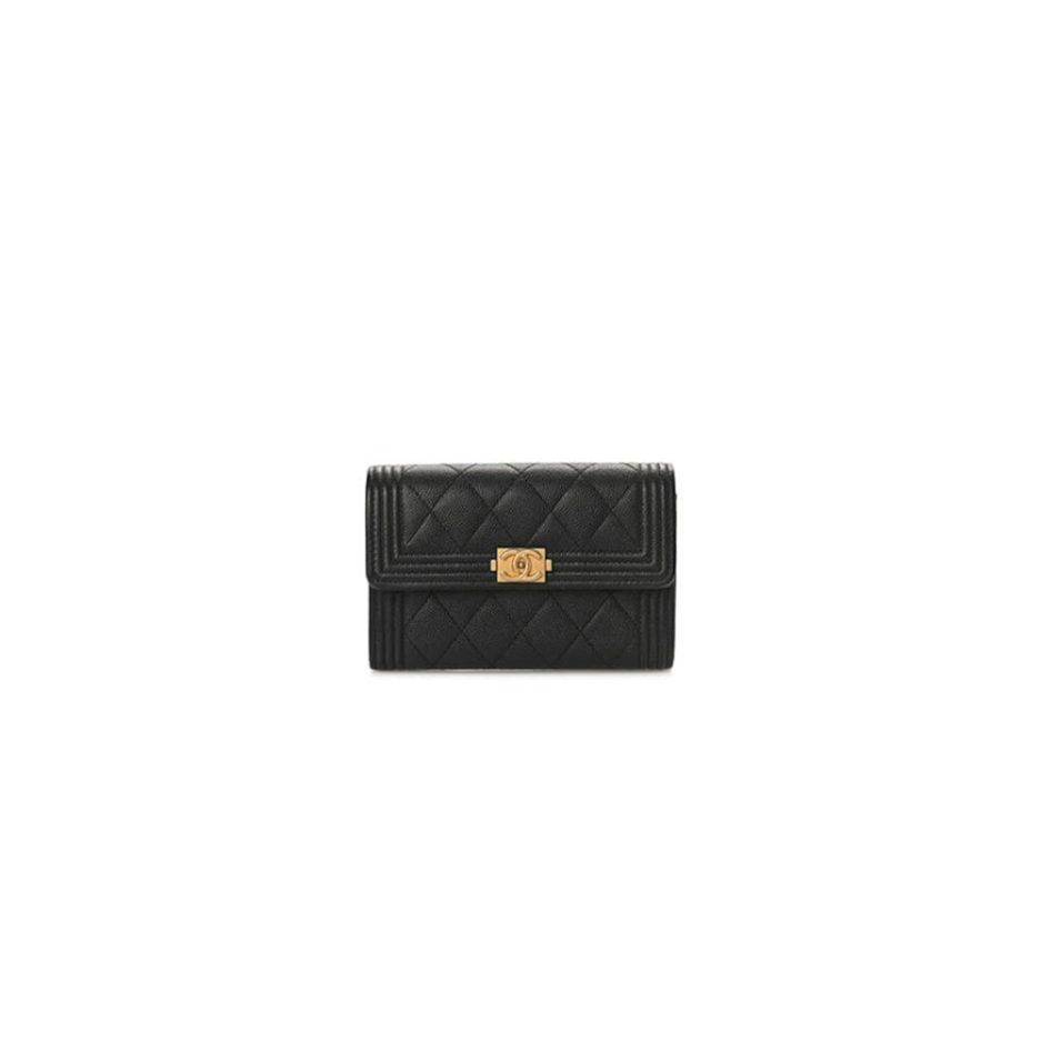 Chanel boy long wallet
