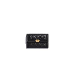 Chanel boy long wallet