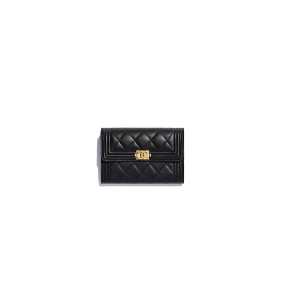 Chanel boy long wallet