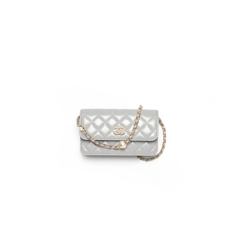CHANEL Flap Phone Holder with Chain(HIGH-END GRADE)