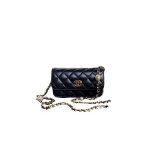 CHANEL Flap Phone Holder with Chain(HIGH-END GRADE)