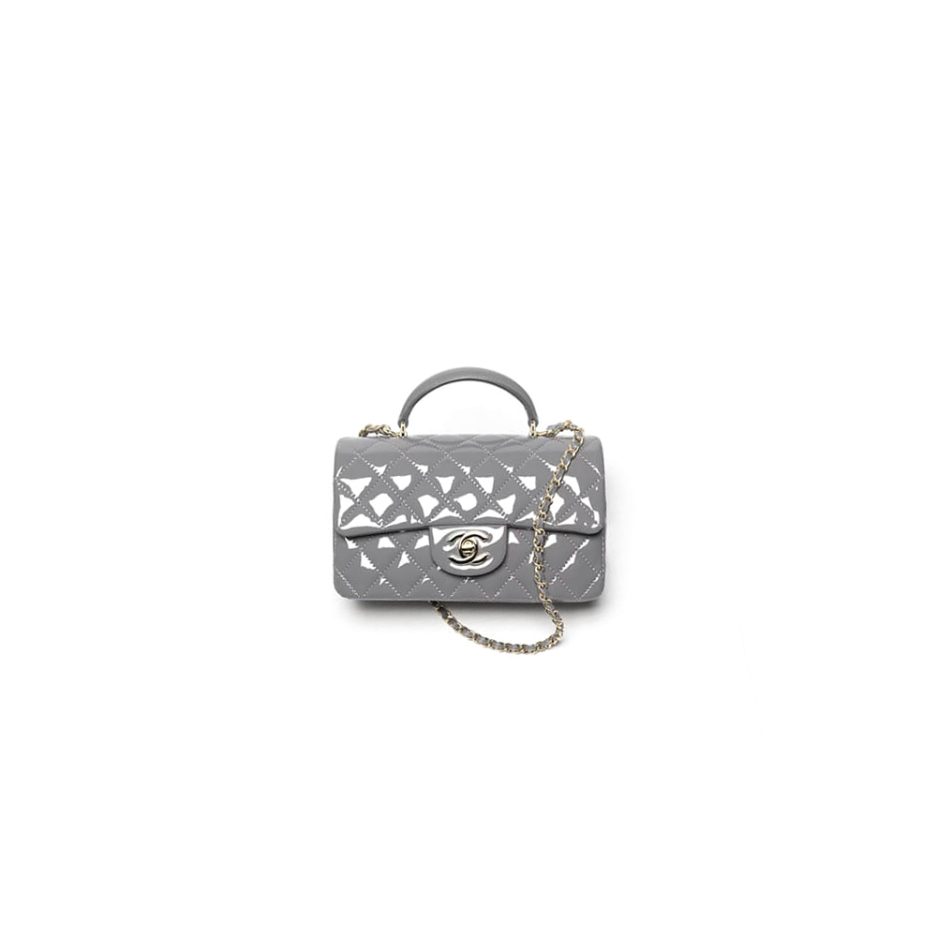 CHANEL Mini Classic Handbag With Top Handle