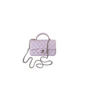 CHANEL Mini Classic Handbag With Top Handle