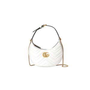 GG Marmont half-moon-shaped mini bag