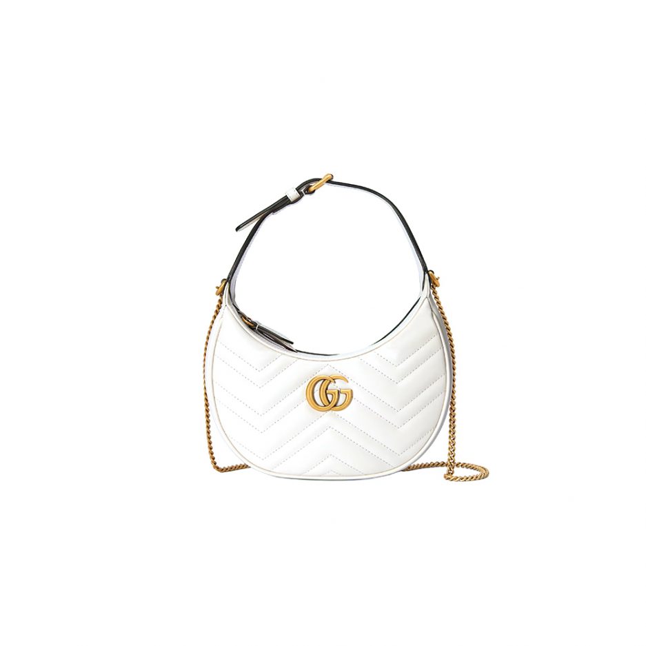 GG Marmont half-moon-shaped mini bag
