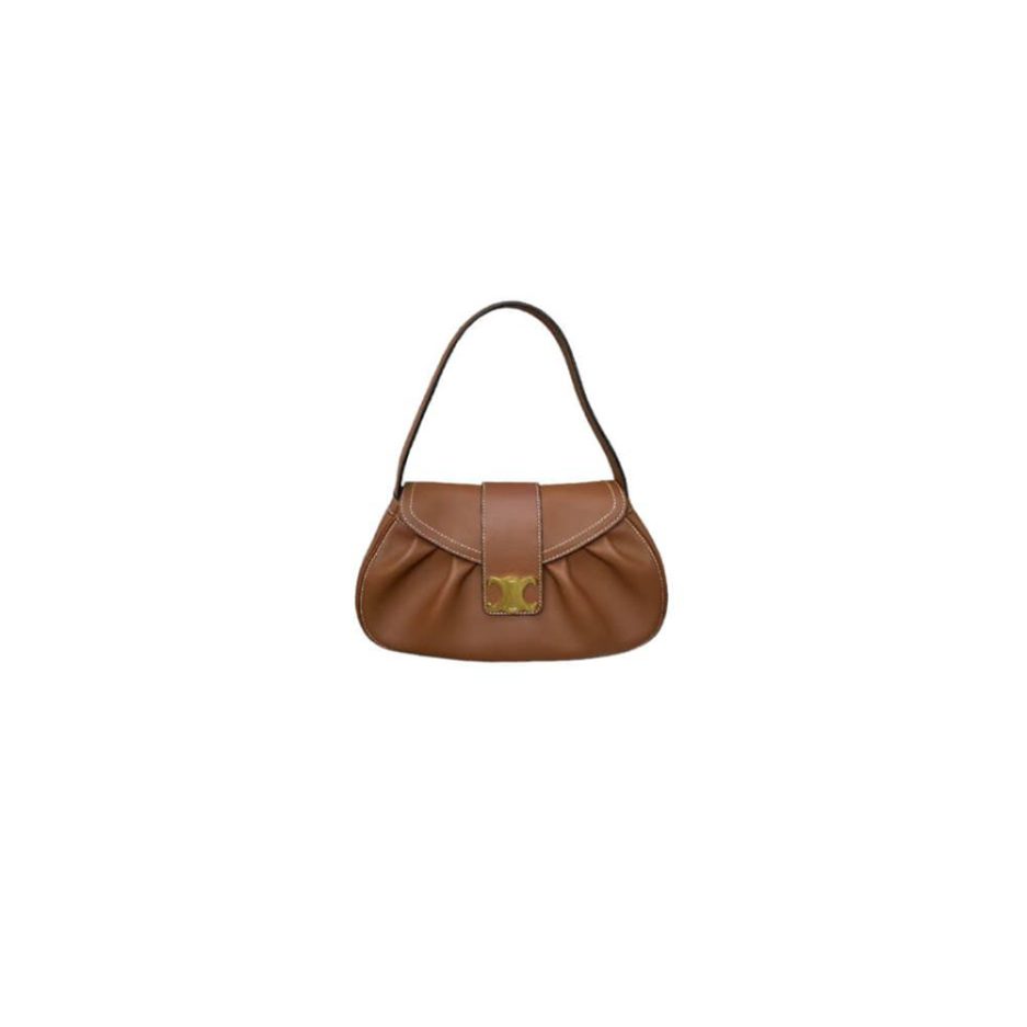 CELINE Medium POLLY bag in soft calfskin