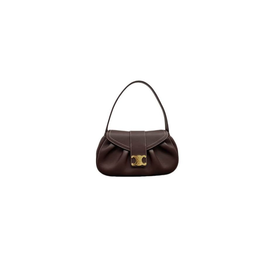 CELINE Medium POLLY bag in soft calfskin