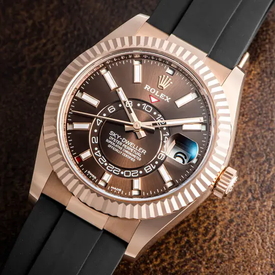 Rolex Sky-Dweller Oyster 42 mm Everose gold 326235-0005 New - 图片 7