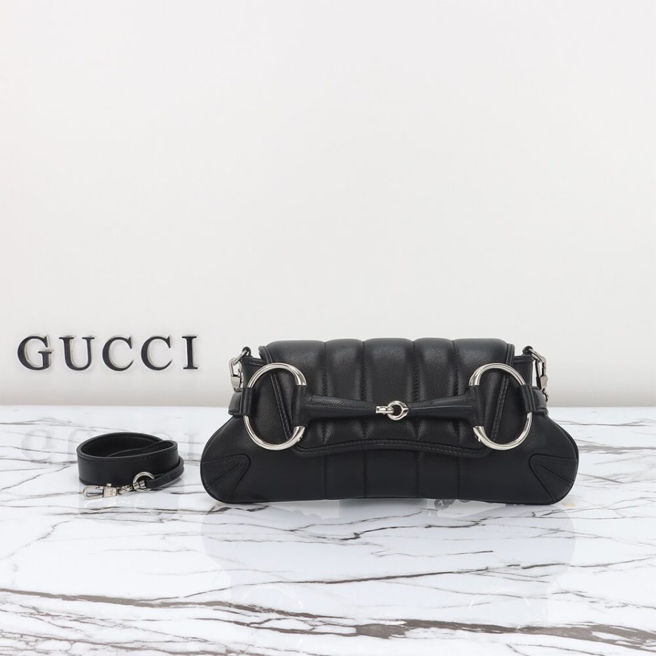 GUCCI HORSEBIT CHAIN SMALL SHOULDER BAG - 图片 2