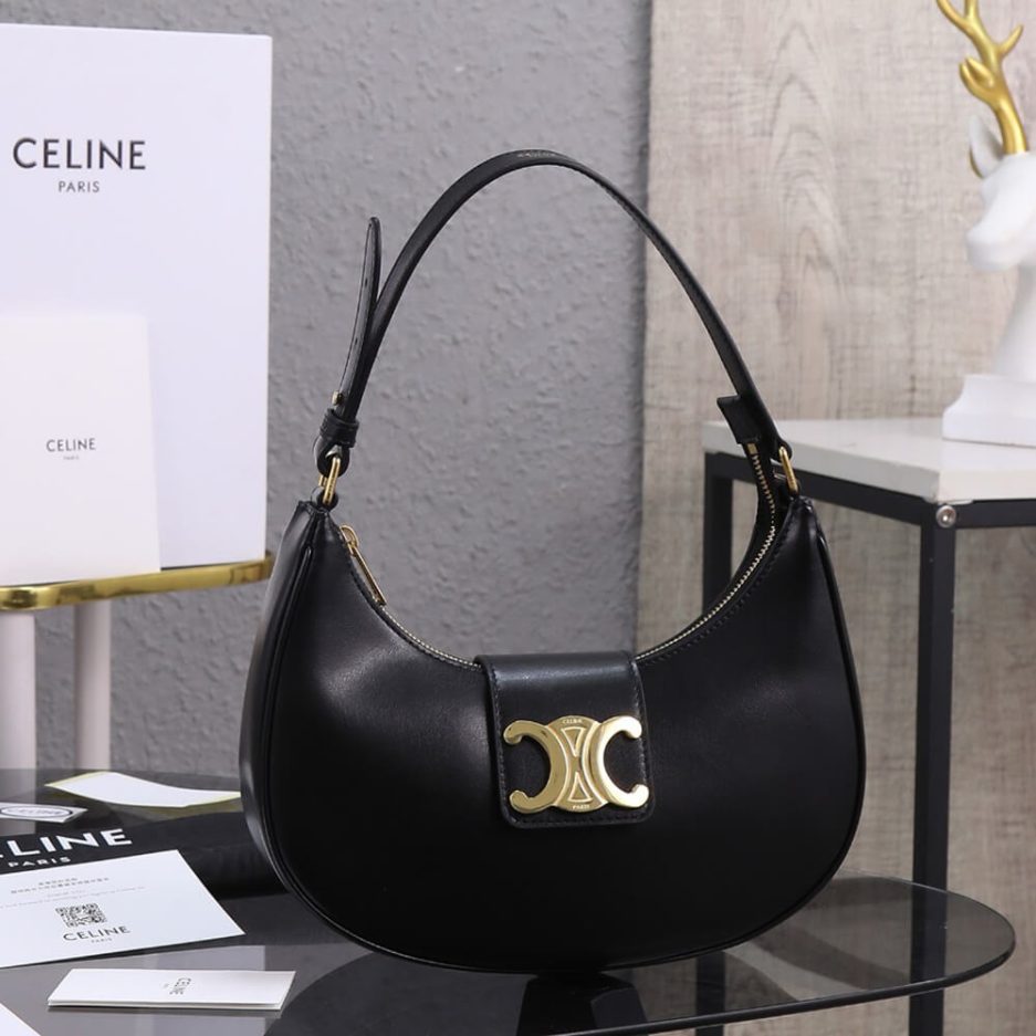 CELINE MEDIUM AVA TRIOMPHE BAG in Smooth Calfskin - 图片 2