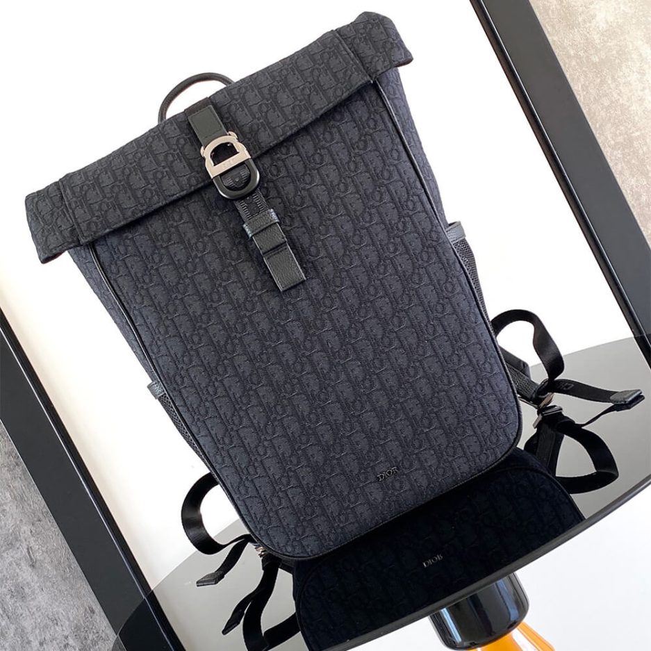 Dior 8 Roll Top Backpack(high-end grade) - 图片 2