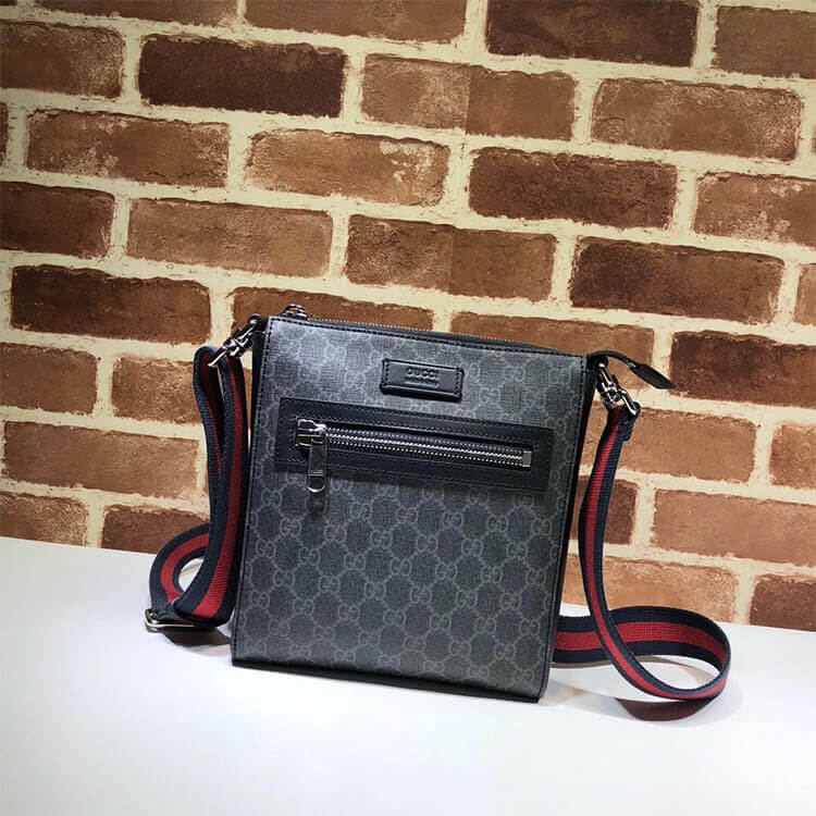 Gucci GG Black Small Messenger Bag - 图片 2