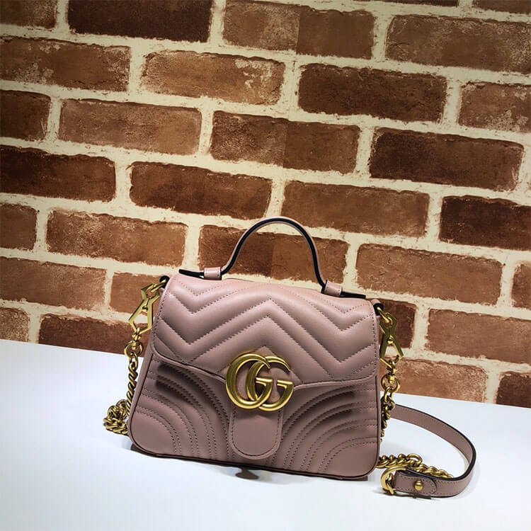 Gucci GG Marmont Mini Top Handle Bag - 图片 2