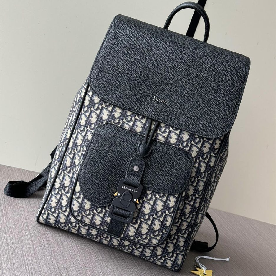Dior Saddle Backpack with Flap(high-end grade) - 图片 2