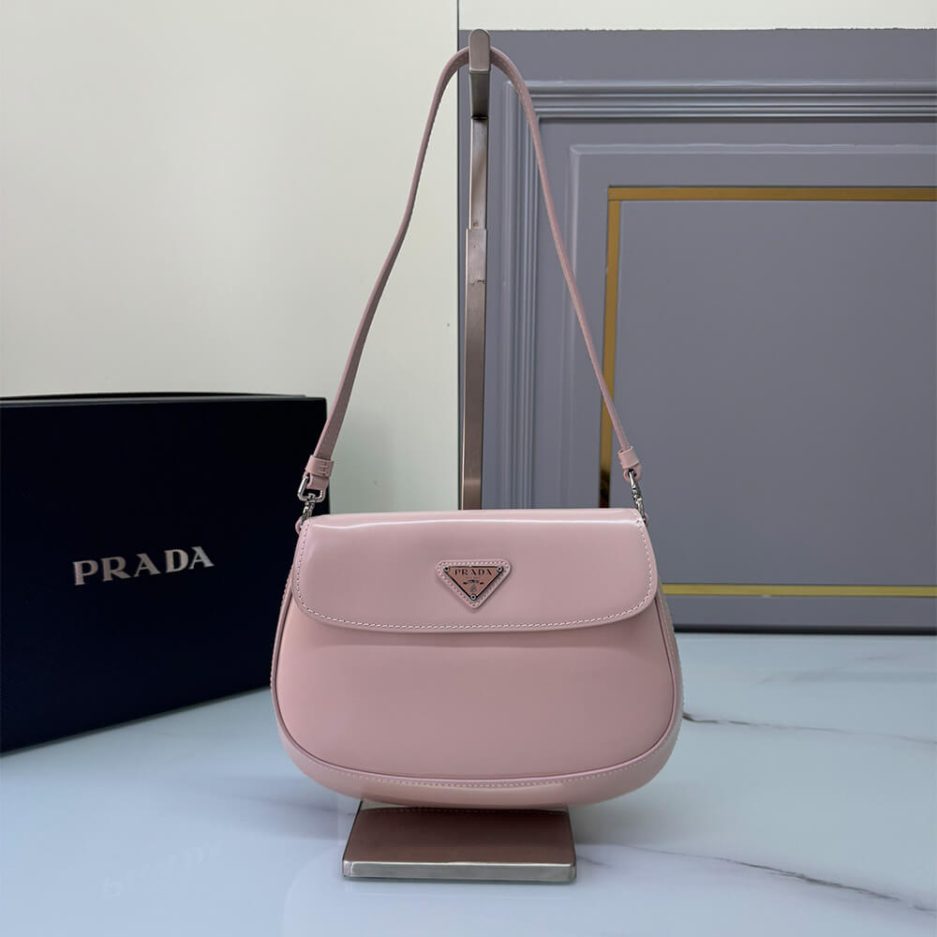 Small Prada Cleo brushed leather shoulder bag with flap - 图片 2