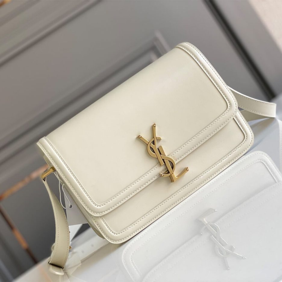 SOLFERINO MEDIUM SATCHEL IN BOX SAINT LAURENT LEATHER - 图片 2