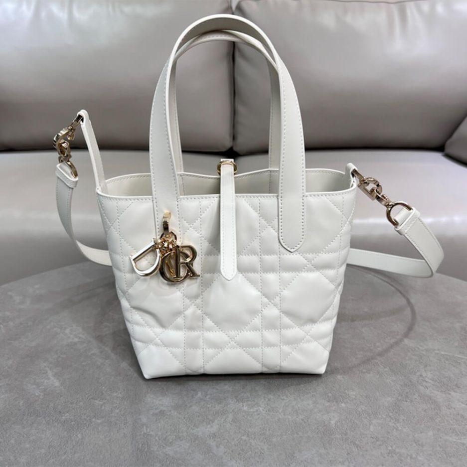 Small Dior Toujours Vertical Tote Bag - 图片 2