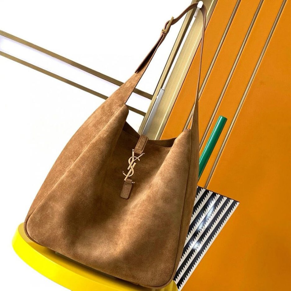 YSL LE 5 À 7 supple SUEDE LARGE - 图片 2