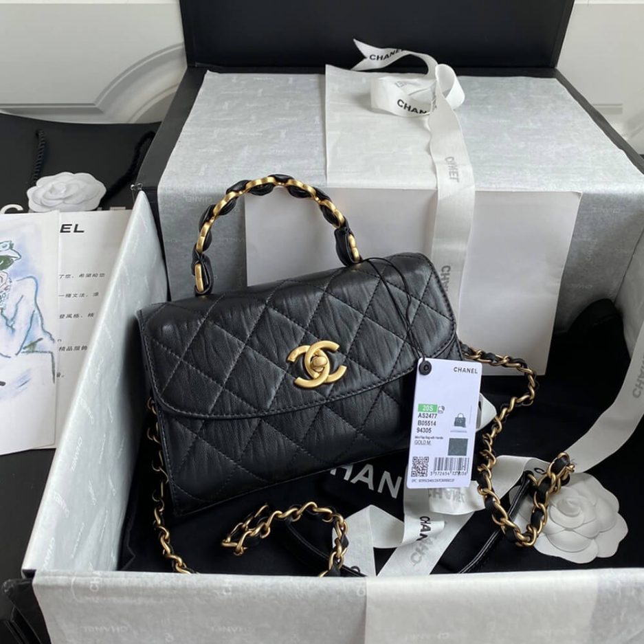 CHANEL Mini Flap Bag with Top Handle - 图片 2