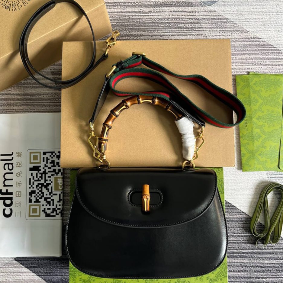 GUCCI BAMBOO 1947 MEDIUM TOP HANDLE BAG - 图片 2