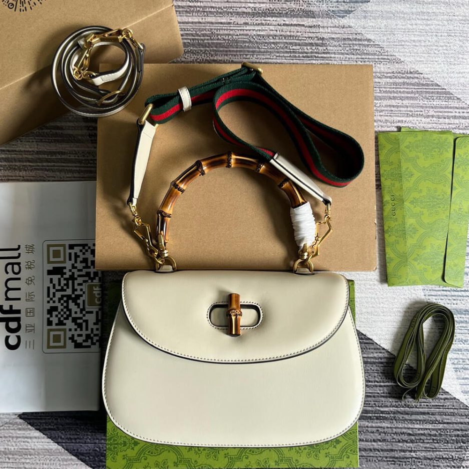 GUCCI BAMBOO 1947 MEDIUM TOP HANDLE BAG - 图片 2