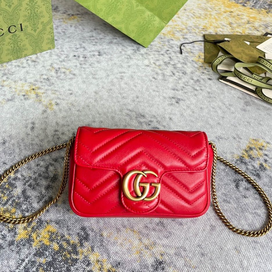GG Marmont matelasse leather super mini bag - 图片 2