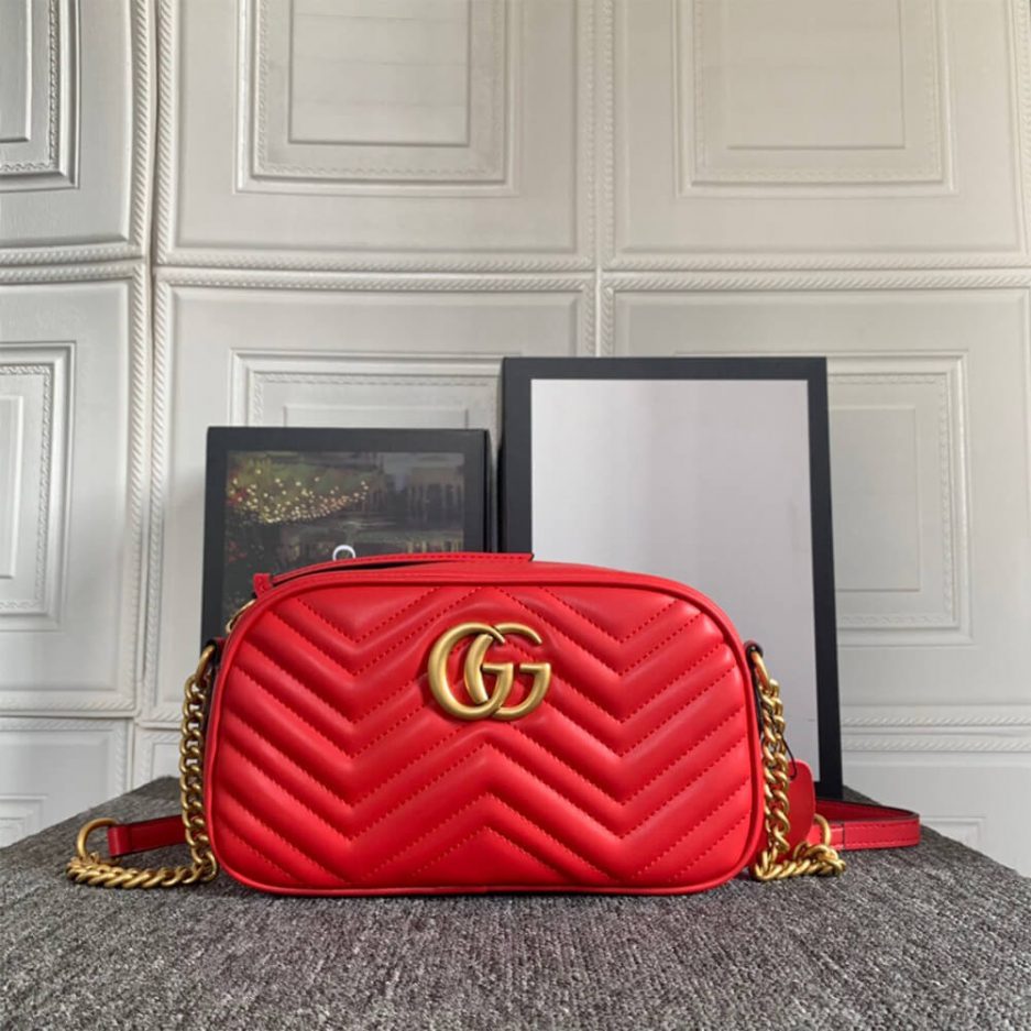 GG Marmont small matelasse shoulder bag - 图片 2