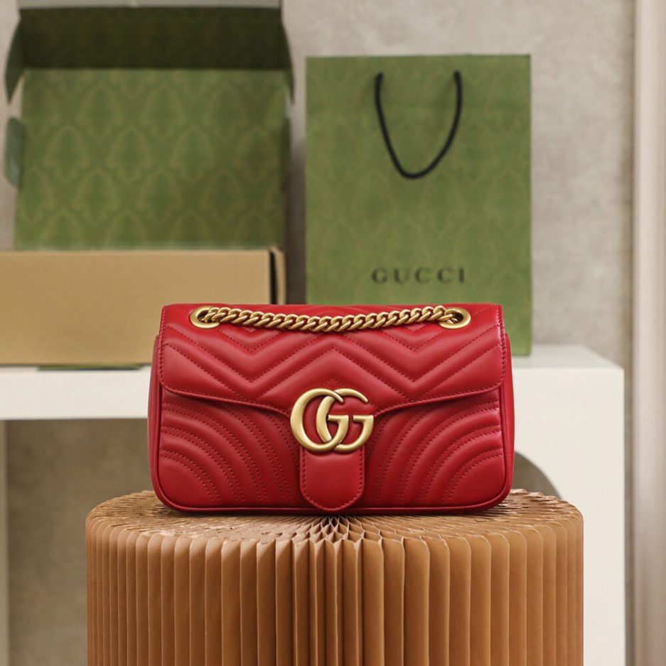 GG Marmont small matelasse shoulder bag - 图片 2