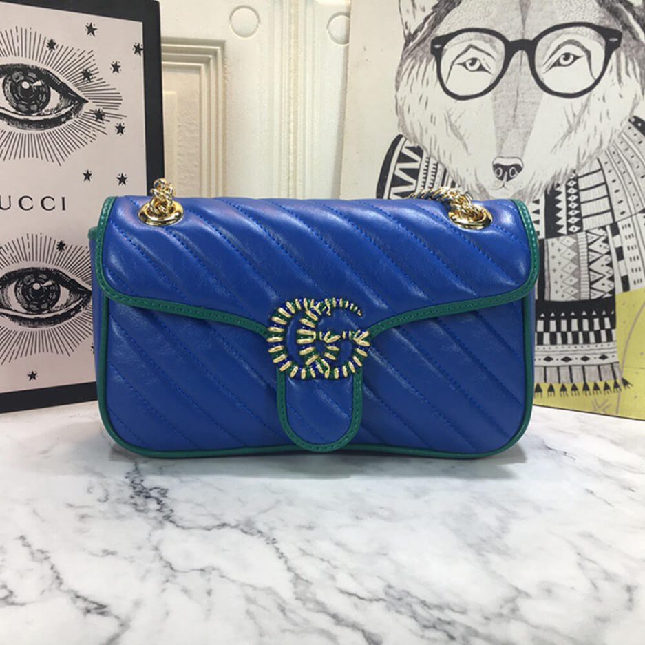 GG Marmont small matelasse shoulder bag - 图片 2