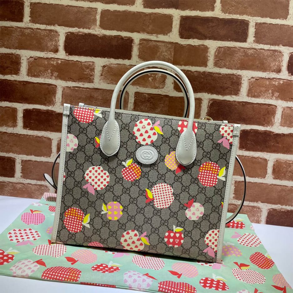 GG Multicolour small tote bag - 图片 2