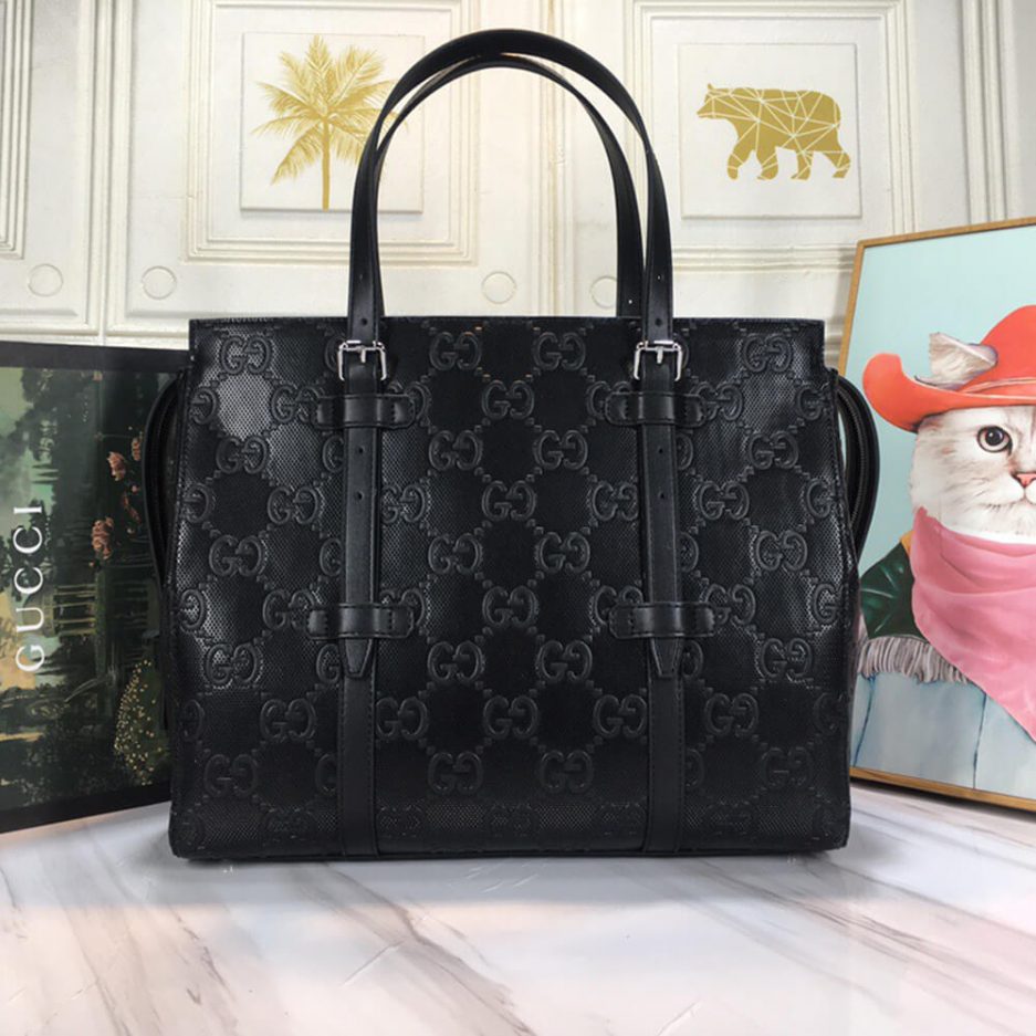 GG embossed tote bag - 图片 2