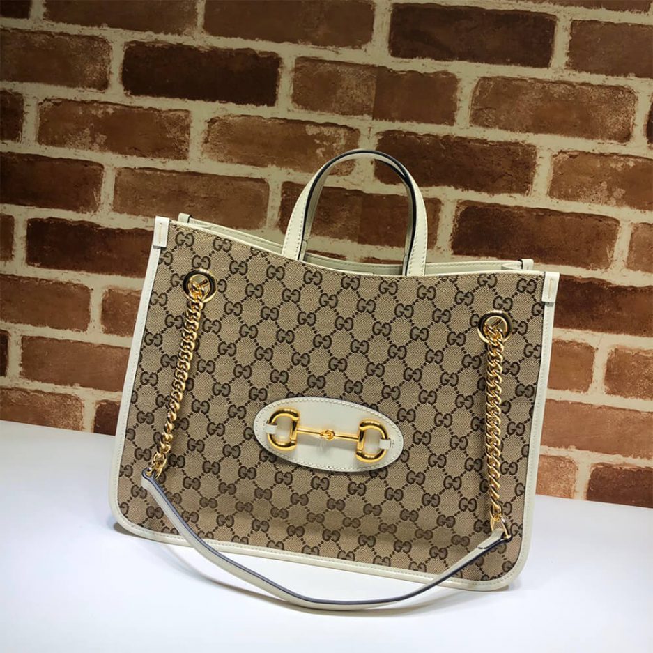 Gucci Horsebit 1955 medium tote bag - 图片 2