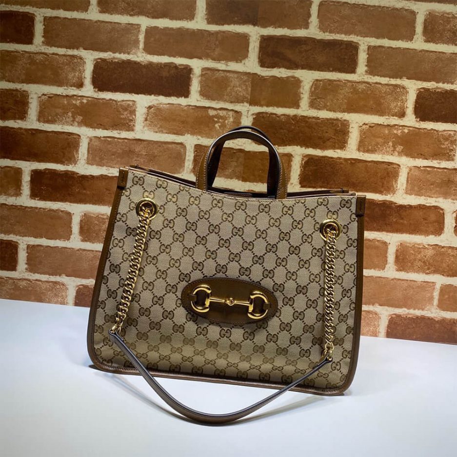 Gucci Horsebit 1955 medium tote bag - 图片 2