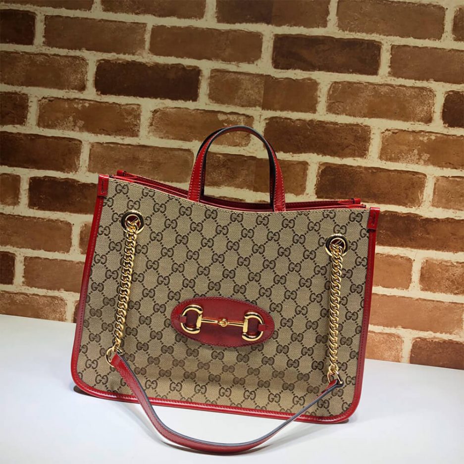 Gucci Horsebit 1955 medium tote bag - 图片 2