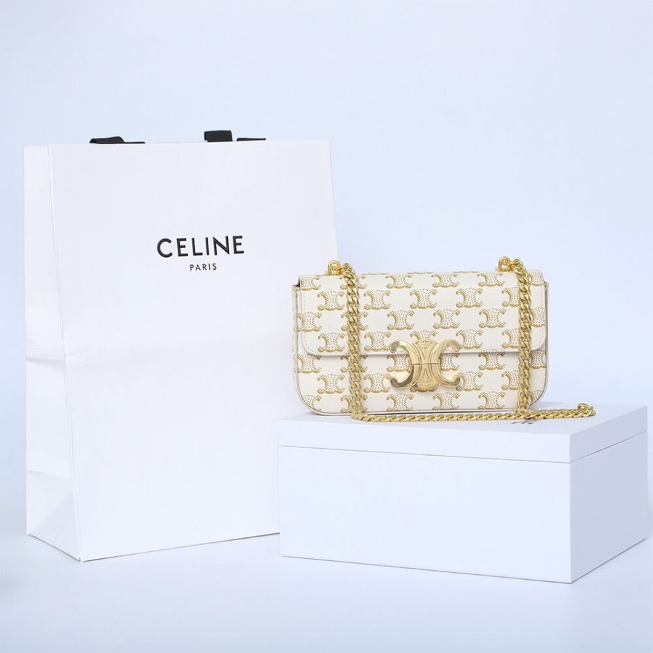CELINE CHAIN SHOULDER BAG CLAUDE - 图片 2