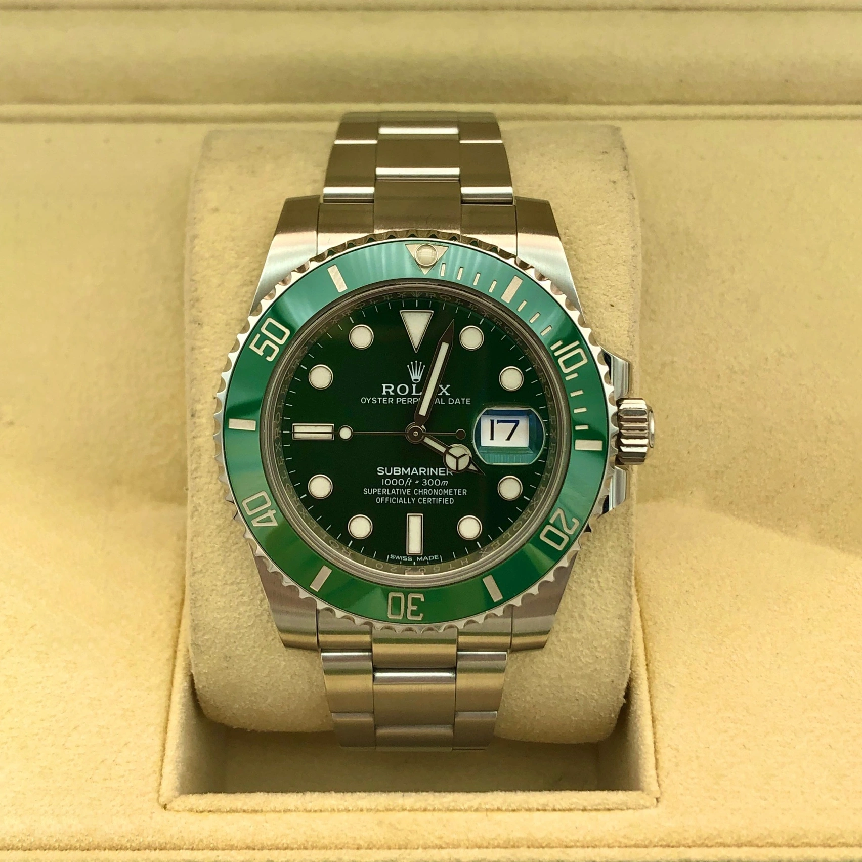 Rolex Submariner 116610LV-0002 Black Disk Watch (AAAAA version) - 图片 11