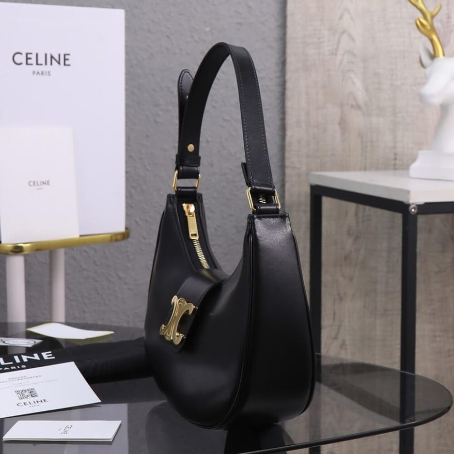 CELINE MEDIUM AVA TRIOMPHE BAG in Smooth Calfskin - 图片 3