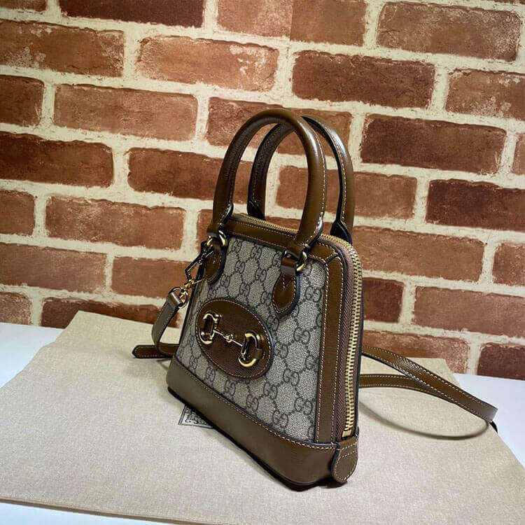 Gucci Horsebit 1955 Mini Top Handle Bag - 图片 3