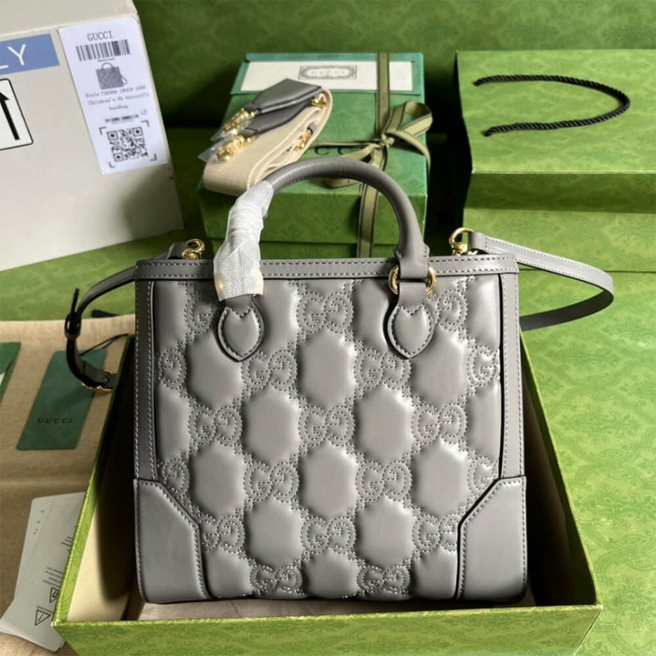 GG matelass?? mini top handle bag - 图片 3