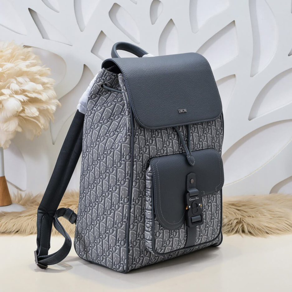 Dior Saddle Backpack with Flap(high-end grade) - 图片 3