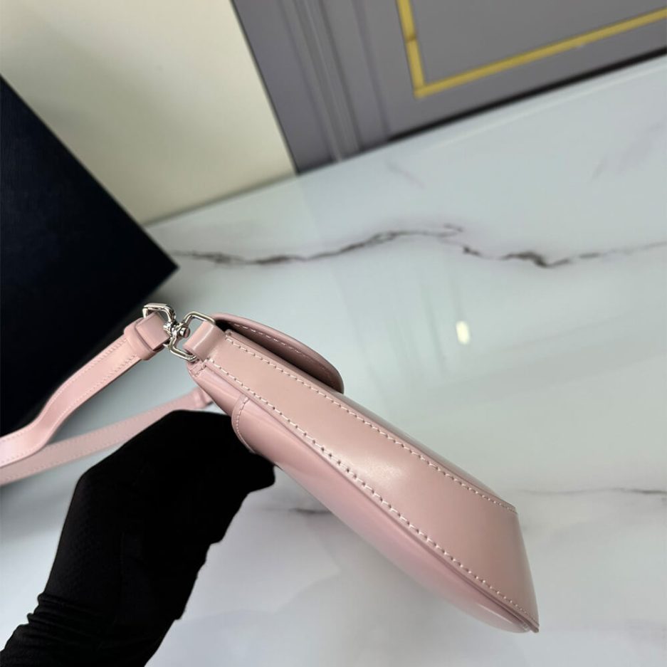 Small Prada Cleo brushed leather shoulder bag with flap - 图片 3