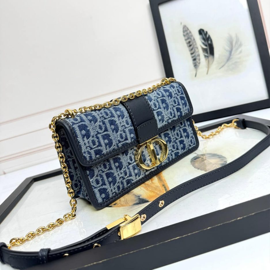 Dior 30 Montaigne East-West Bag with Chain - 图片 3