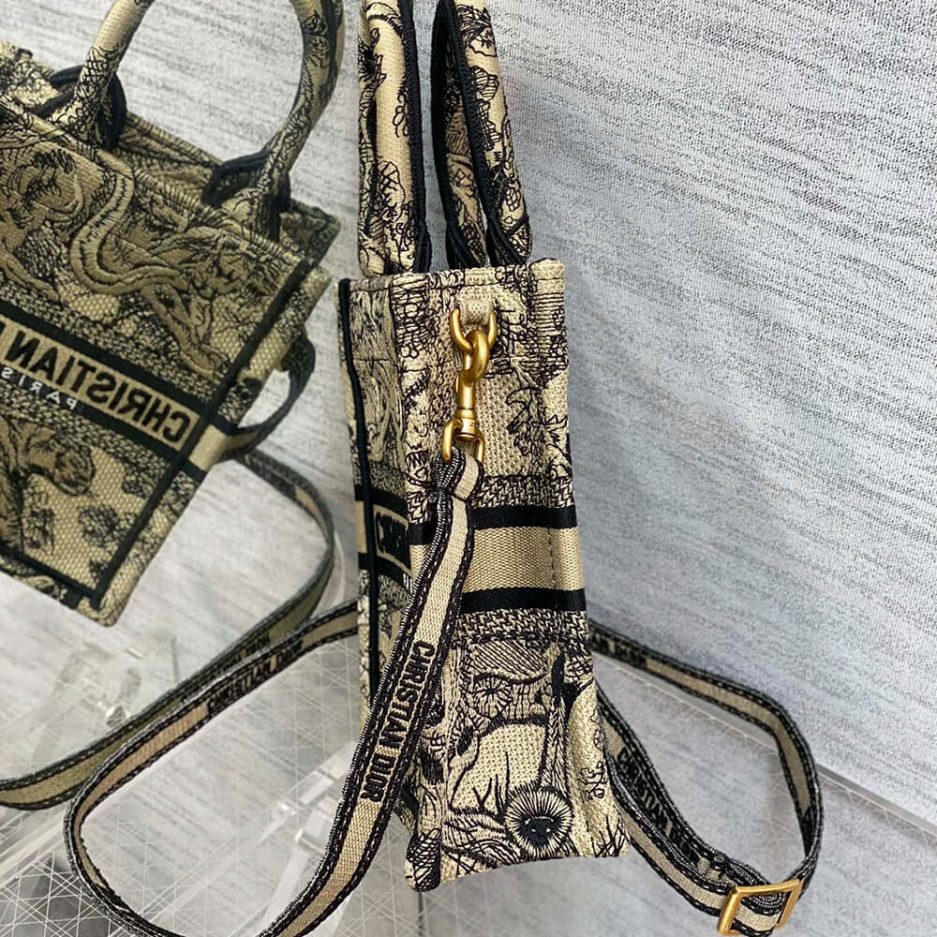 Mini Vertical Dior Book Tote - 图片 3