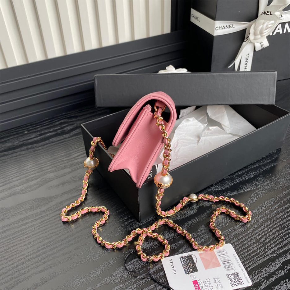 CHANEL Flap Phone Holder with Chain(HIGH-END GRADE) - 图片 3