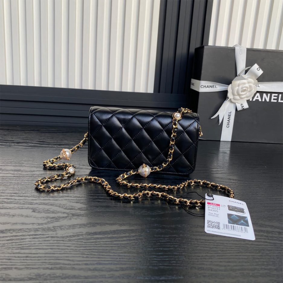 CHANEL Flap Phone Holder with Chain(HIGH-END GRADE) - 图片 3