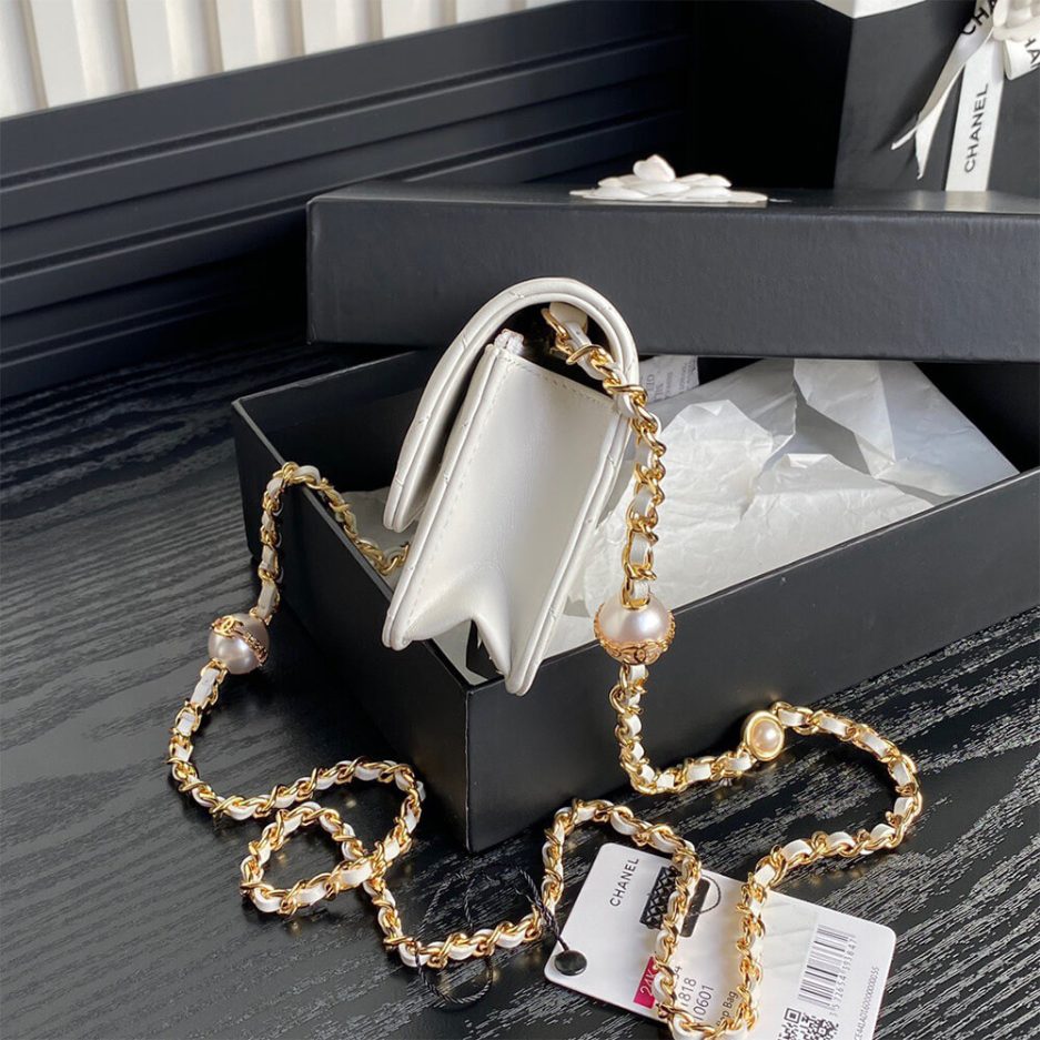CHANEL Flap Phone Holder with Chain(HIGH-END GRADE) - 图片 3